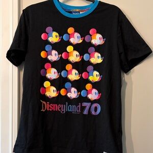 NWT Disneyland Black and Blue Mickey Mouse T-Shirt